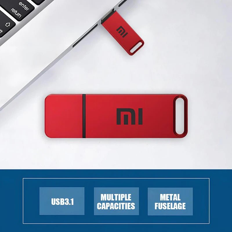 Storazone Original XIAOMI MIJIA 3.1 USB Flash Drive 2TB Mini High-Speed Pen 1TB Waterproof Type-C Usb PenDrive For Computer Storage Device