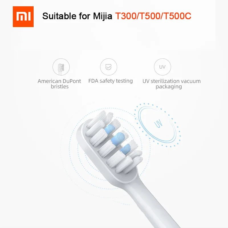 Storazone Original XIAOMI MIJIA Sonic Electric Toothbrush Head T100 T300 T500 T500C  Replacement Toothbrush Heads