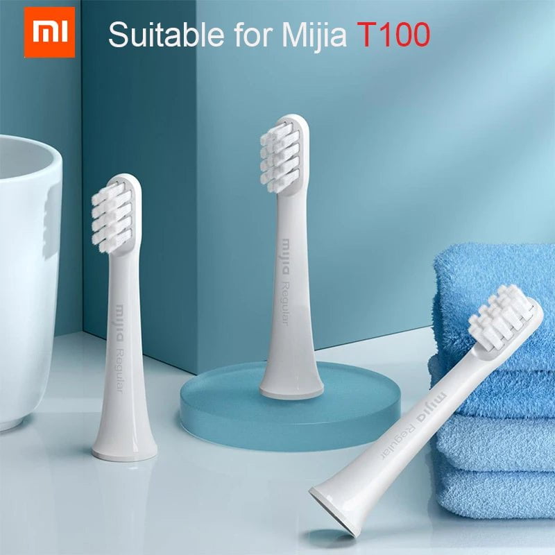 Storazone Original XIAOMI MIJIA Sonic Electric Toothbrush Head T100 T300 T500 T500C  Replacement Toothbrush Heads