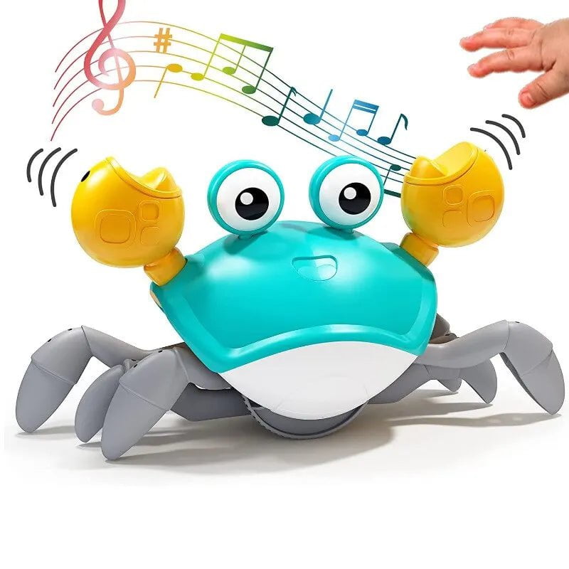 Storazone Other / Green 1Pc Escape Crab Auto-sensing Function Children Crawling Avoiding Obstacles Electronic Pet With Music and Light