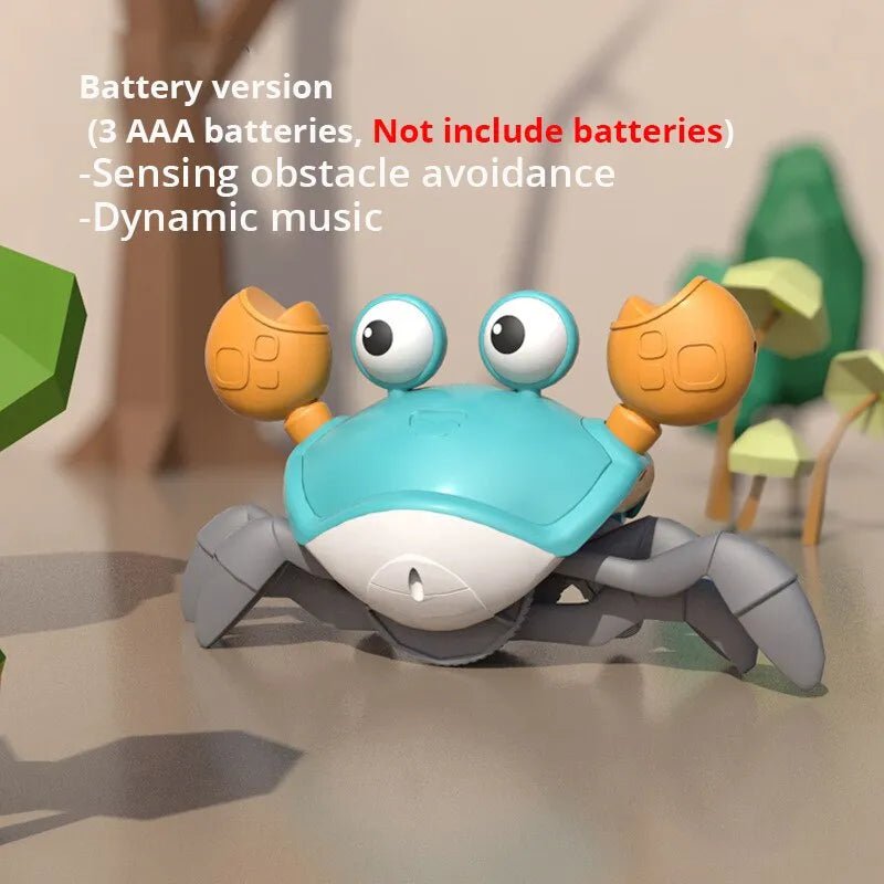 Storazone Other / Green 1Pc Escape Crab Auto-sensing Function Children Crawling Avoiding Obstacles Electronic Pet With Music and Light