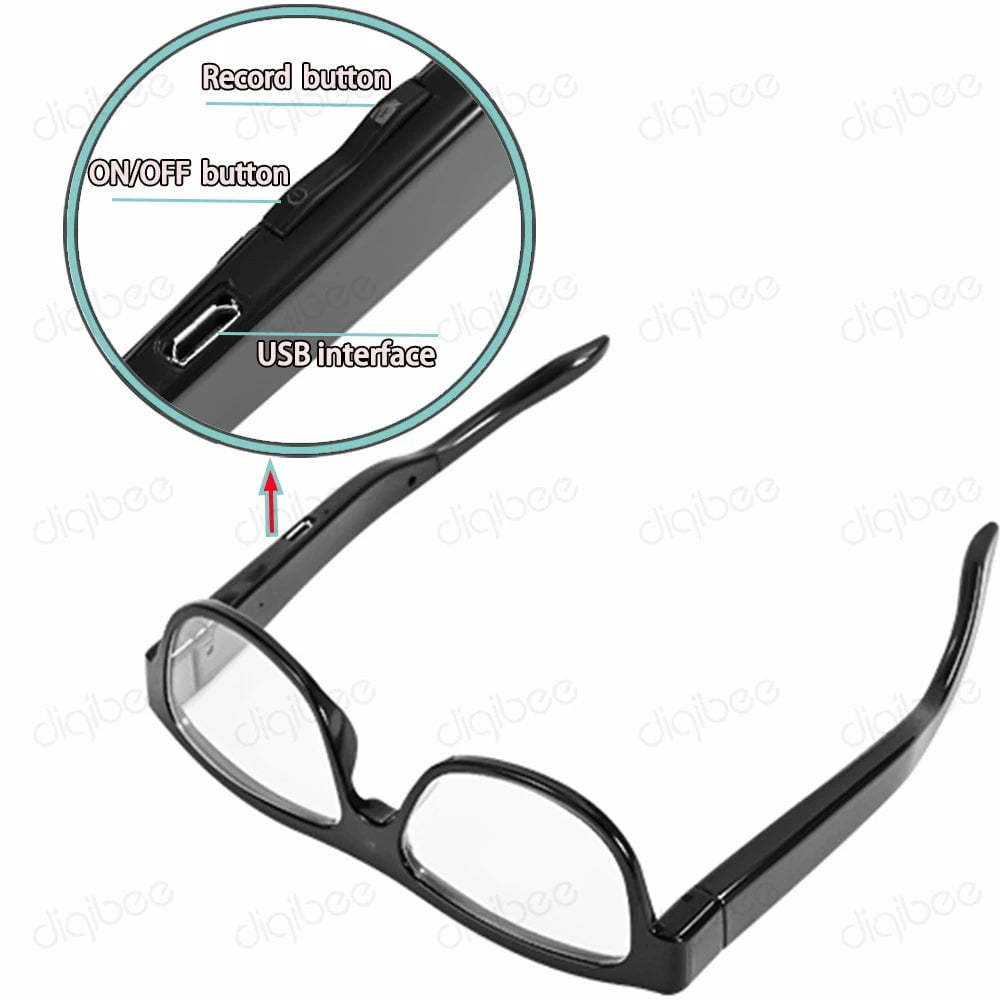 Storazone Outdoor Smart Glasses Mini Camera HD 1080P Eyewear Video Recorder Photo Taker Micro Camcorder espia camara gafas Car Driving DVR