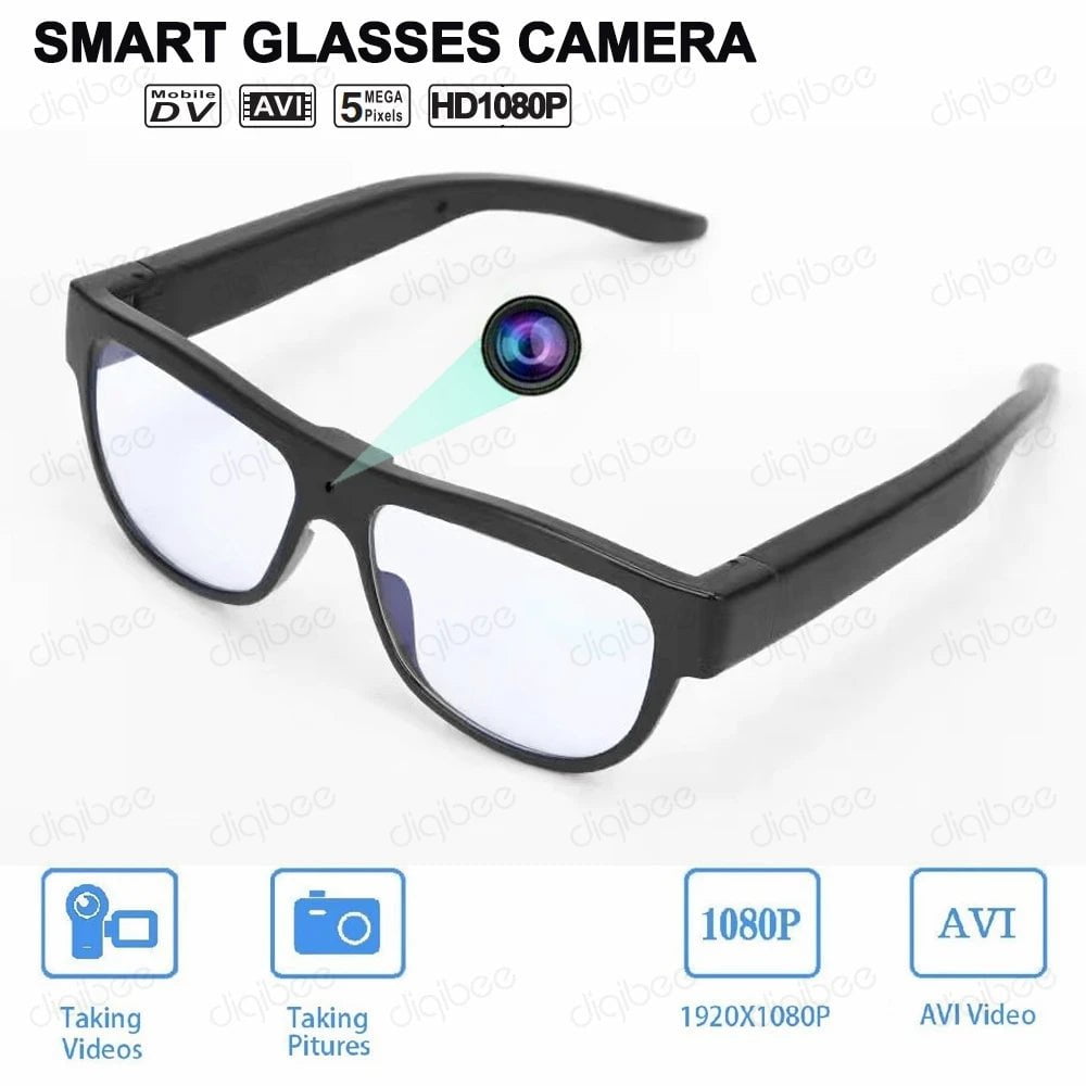 Storazone Outdoor Smart Glasses Mini Camera HD 1080P Eyewear Video Recorder Photo Taker Micro Camcorder espia camara gafas Car Driving DVR