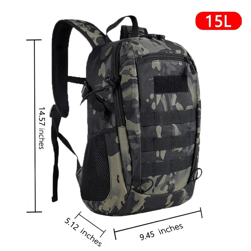 Storazone Outdoor Tactical Backpack Military Rucksacks Men 15L 20L Waterproof Sport Travel Backpacks Camping Mochila Fishing Hunting Bags