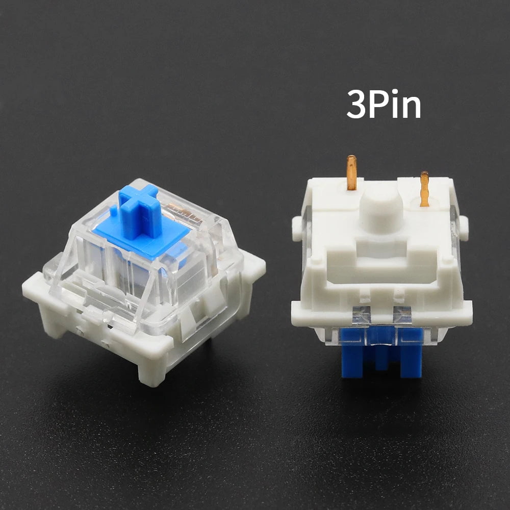 Storazone Outemu Switch for Keyboard 3Pin Linear Tactile Clicky Silent Switches for Mechanical Keyboards Gray White Red Blue Gaming Switch