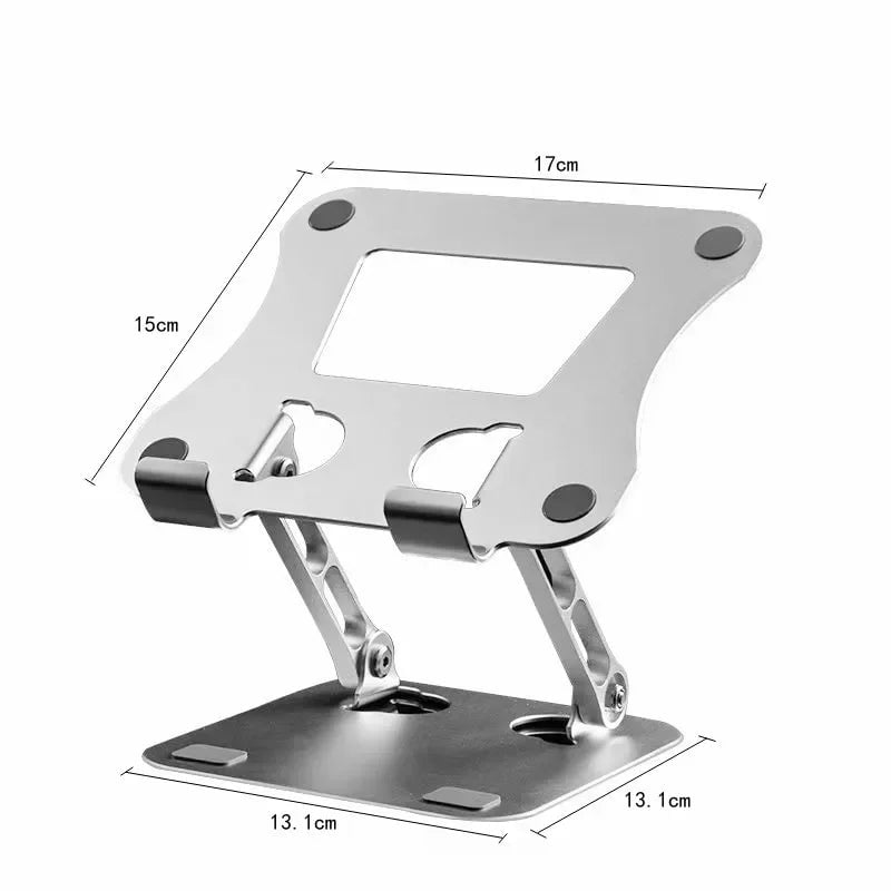 Storazone P16-Flat plate Phone Tablet Stand Adjustable Aluminum Alloy laptop Tablet up to 17 "Laptop Portable Folding stand Cooling stand support