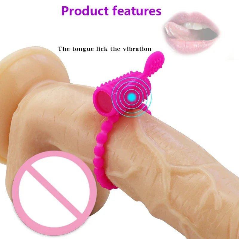 Storazone Penis Ring Vibrator Sex Toys For Men Masturbators Adult Vibrator For Women Couples Chastity Cage Erotic Accessories Sex Shop