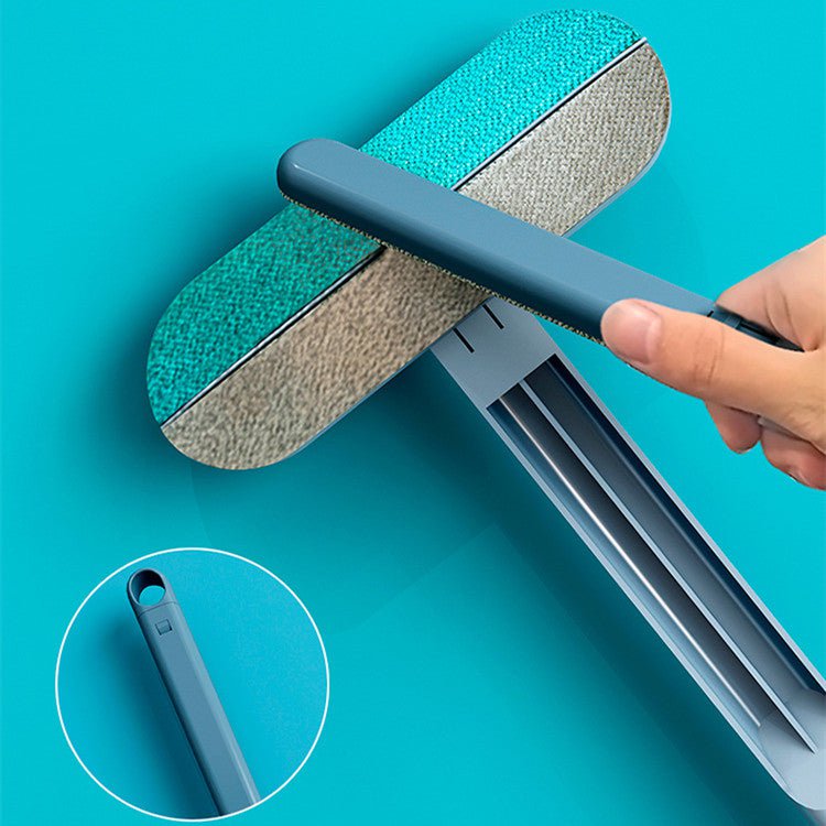 STORAZONE Pet Accessories 4 In 1 Multifunctional Hair Removal Brush Pet Dog Cat Hair Cleaner Brush Cat Hair Remover Window Screen Cleaning Tool Gadgets