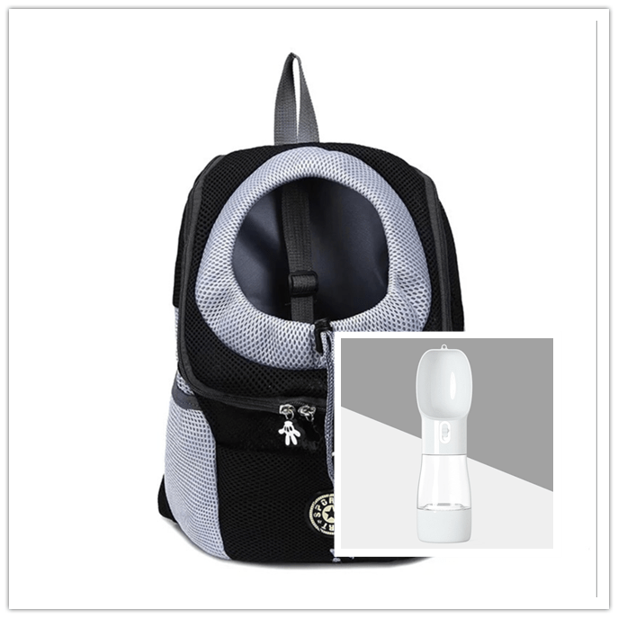 STORAZONE Pet Accessories Black grey / L Pet Dog Carrier Carrier For Dogs Backpack Out Double Shoulder Portable Travel Outdoor Carrier Bag Mesh