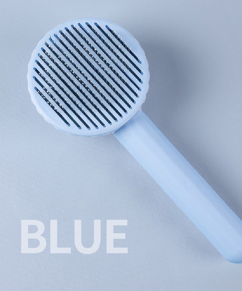 STORAZONE Pet Accessories Blue Cat Grooming Pet Hair Remover Brush Dos GHair Comb Removes Comb Short Massager Pet Goods For Cats Dog Brush Accessories Supplies