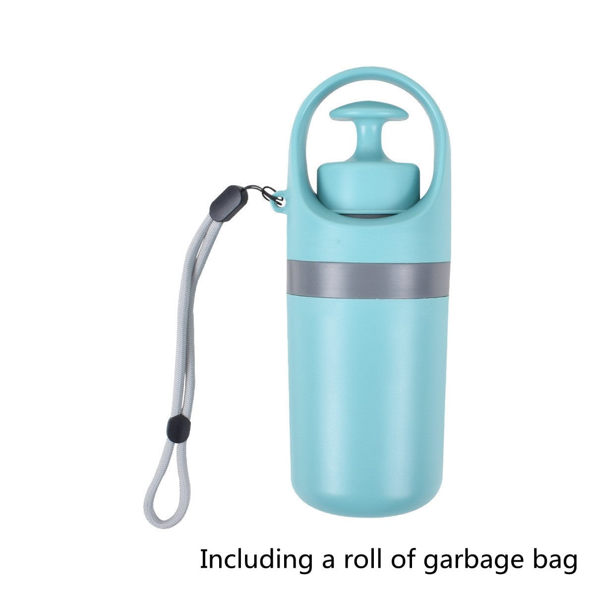 STORAZONE Pet Accessories Blue Grey Portable Lightweight Dog Pooper Scooper With Built-in Poop Bag Dispenser Eight-claw Shovel For Pet Toilet Picker Pet Products