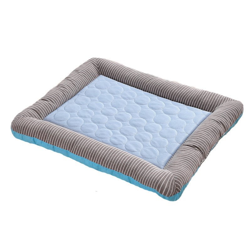 STORAZONE Pet Accessories Blue / L Pet Cooling Pad Bed For Dogs Cats Puppy Kitten Cool Mat Pet Blanket Ice Silk Material Soft For Summer Sleeping Pink Blue Breathable