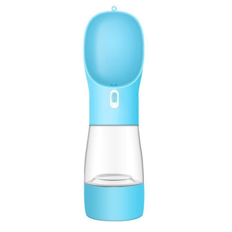 STORAZONE Pet Accessories Blue / Solid color Pet Dog Water Bottle Feeder Bowl Portable Water Food Bottle Pets Outdoor Travel Drinking Dog Bowls Water Bowl For Dogs
