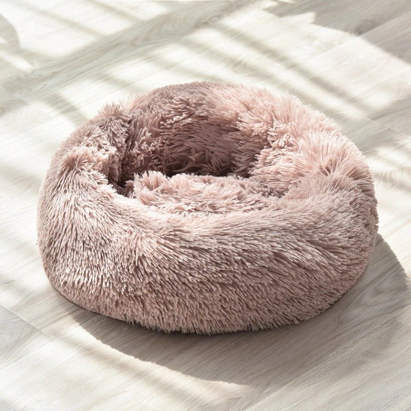 STORAZONE Pet Accessories Brown / 40cm Dog Bed Super Soft Washable Long Plush Pet Kennel Deep Sleep Dog House Velvet Mats Sofa For Dog Basket Pet Cat Bed