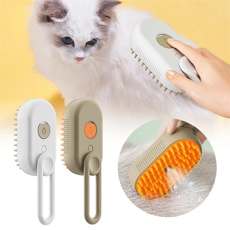 STORAZONE Pet Accessories Cat Steam Brush Steamy Dog Brush 3 In 1 Electric Spray Cat Hair Brushes For Massage Pet Grooming Comb Hair Removal Combs Pet Products