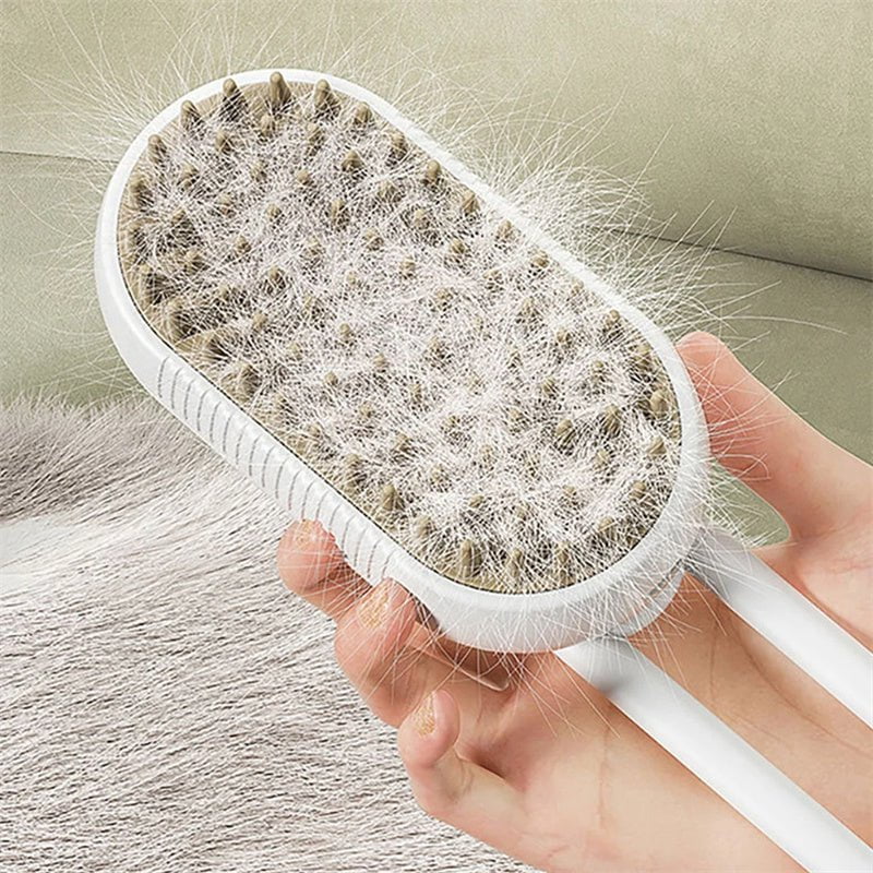 STORAZONE Pet Accessories Cat Steam Brush Steamy Dog Brush 3 In 1 Electric Spray Cat Hair Brushes For Massage Pet Grooming Comb Hair Removal Combs Pet Products