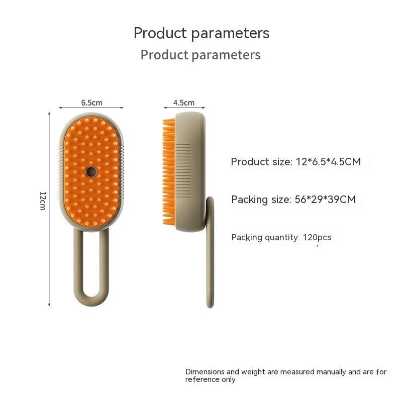 STORAZONE Pet Accessories Cat Steam Brush Steamy Dog Brush 3 In 1 Electric Spray Cat Hair Brushes For Massage Pet Grooming Comb Hair Removal Combs Pet Products