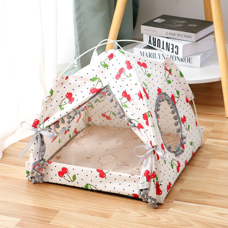 STORAZONE Pet Accessories Cat Tent Cat Cat House Enclosed Pet Bed