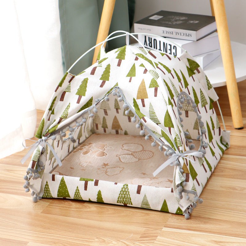 STORAZONE Pet Accessories Cat Tent Cat Cat House Enclosed Pet Bed