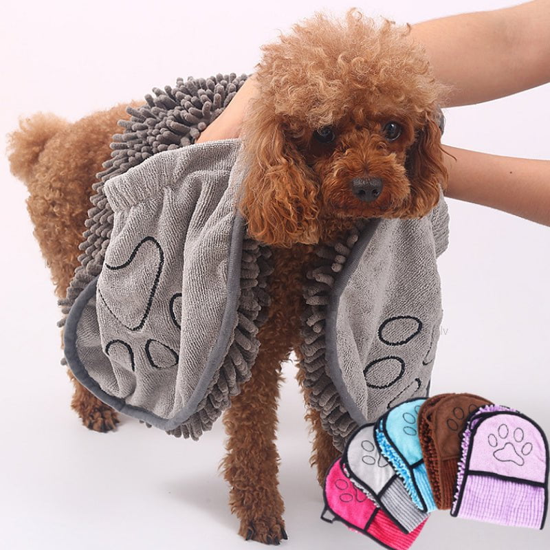 STORAZONE Pet Accessories Dogs Cats Towels Super Absorbent Dog Bathrobe Microfiber Bath Towels Quick-Drying Cat Bath Towel For Pets Towel Dog Towels Pet Products