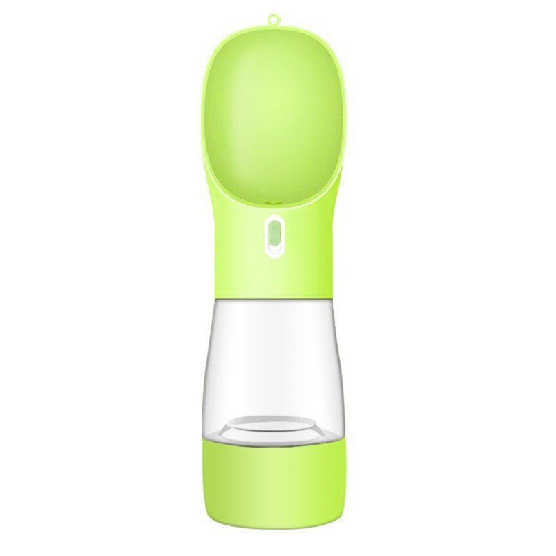 STORAZONE Pet Accessories Green / Solid color Pet Dog Water Bottle Feeder Bowl Portable Water Food Bottle Pets Outdoor Travel Drinking Dog Bowls Water Bowl For Dogs