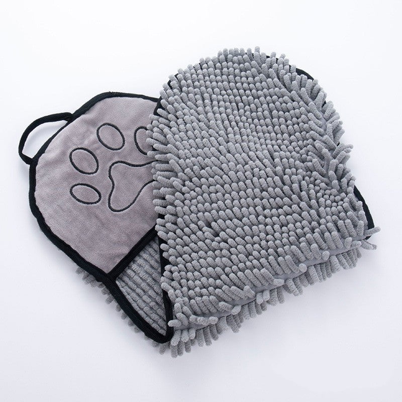 STORAZONE Pet Accessories Grey Dogs Cats Towels Super Absorbent Dog Bathrobe Microfiber Bath Towels Quick-Drying Cat Bath Towel For Pets Towel Dog Towels Pet Products
