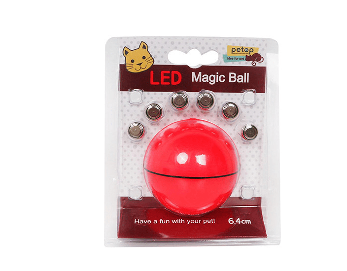 STORAZONE Pet Accessories gules LED Laser Electronic Rolling Pet Funny Cat Toy Ball