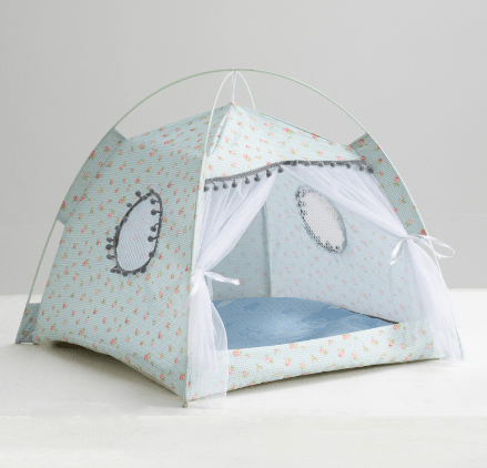 STORAZONE Pet Accessories Light Green / L Cat Tent Cat Cat House Enclosed Pet Bed