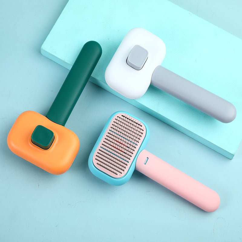 STORAZONE Pet Accessories New Pet Cat Dog Hair Brush Hair Massage Comb Open-Knot Brush Grooming Cleaning Tool Stainless Steel Comb