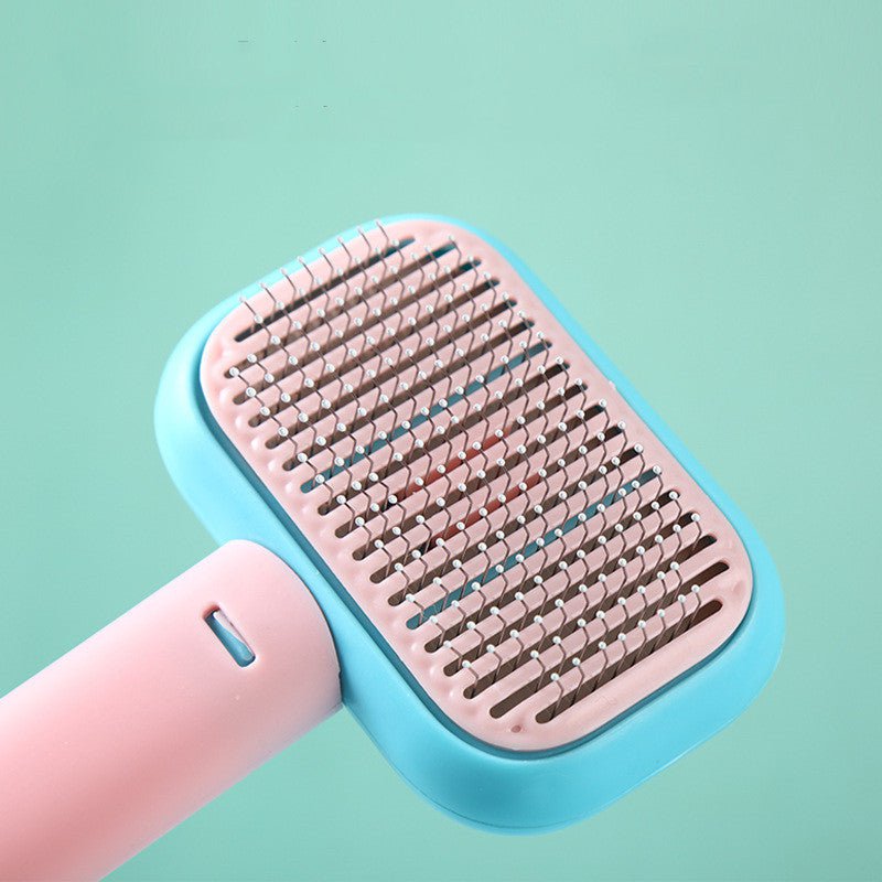 STORAZONE Pet Accessories New Pet Cat Dog Hair Brush Hair Massage Comb Open-Knot Brush Grooming Cleaning Tool Stainless Steel Comb