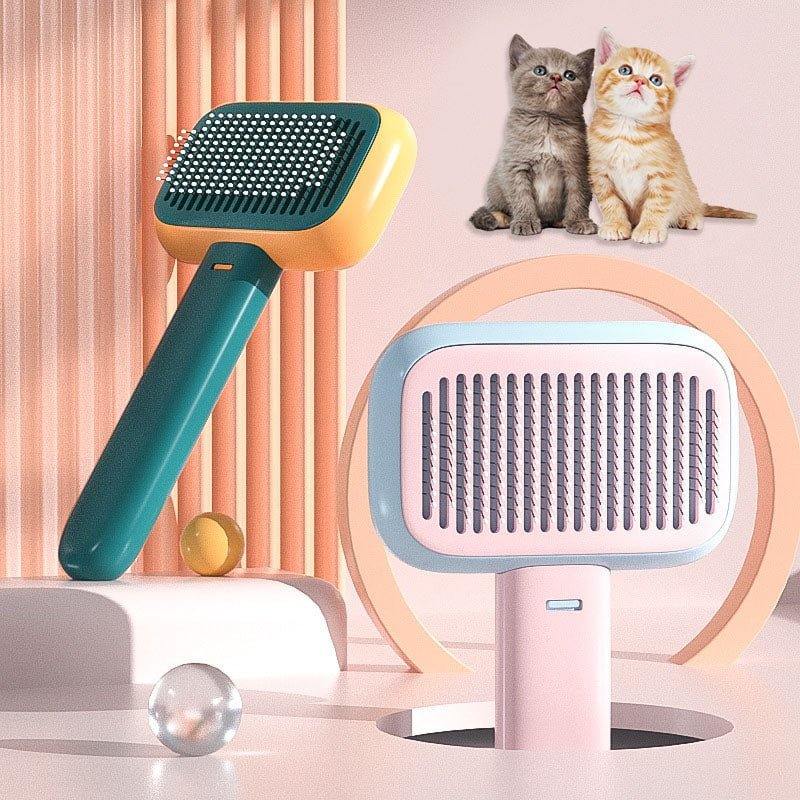 STORAZONE Pet Accessories New Pet Cat Dog Hair Brush Hair Massage Comb Open-Knot Brush Grooming Cleaning Tool Stainless Steel Comb