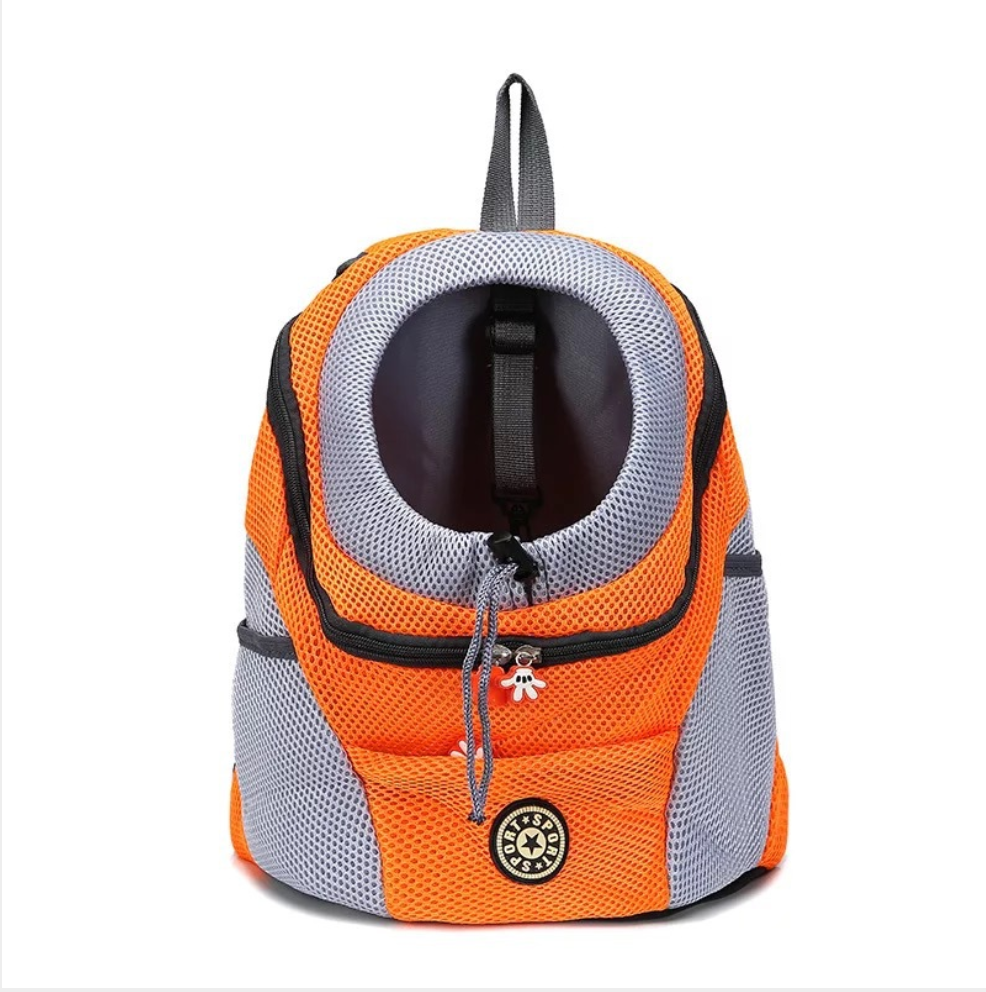 STORAZONE Pet Accessories Orange / L Pet Dog Carrier Carrier For Dogs Backpack Out Double Shoulder Portable Travel Outdoor Carrier Bag Mesh