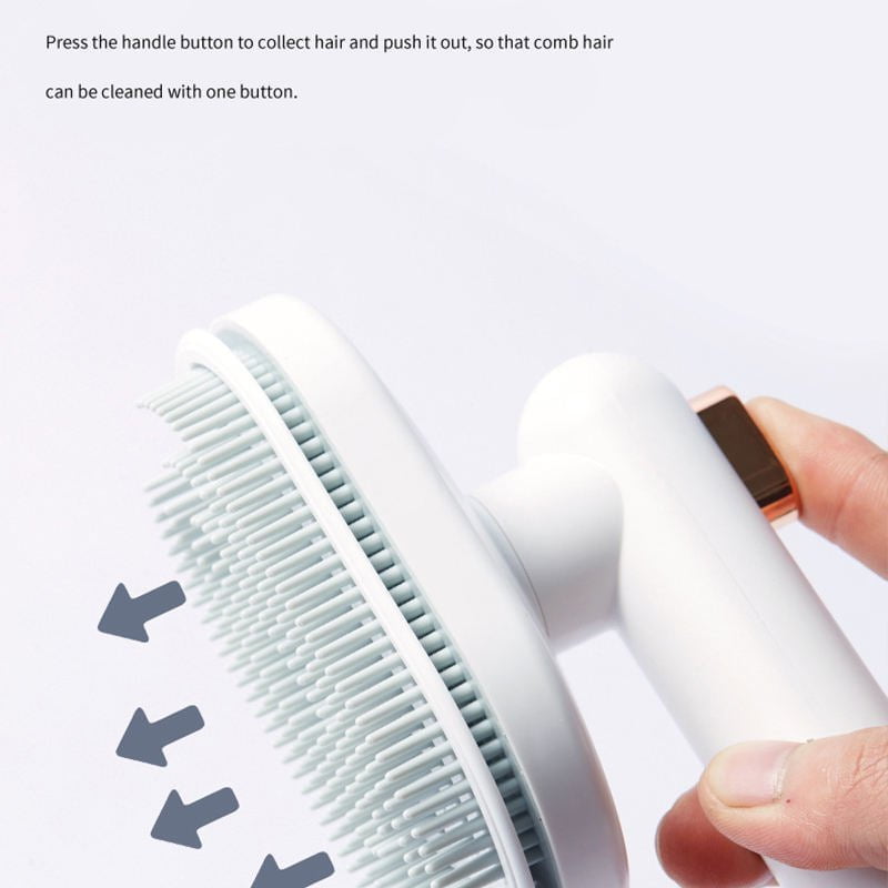 STORAZONE Pet Accessories Pet Comb Cat Dog To Remove Floating Hair Pet Hair Brush Hair Removal Artifact Pet Grooming Brush Supplies Self Cleaning Comb Pet Products