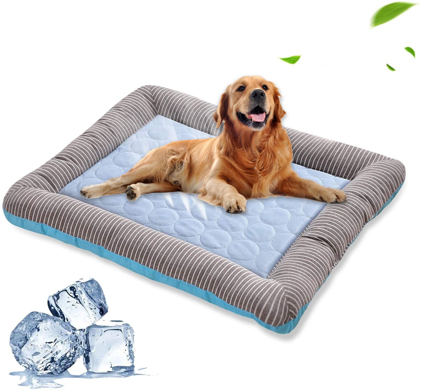 STORAZONE Pet Accessories Pet Cooling Pad Bed For Dogs Cats Puppy Kitten Cool Mat Pet Blanket Ice Silk Material Soft For Summer Sleeping Pink Blue Breathable