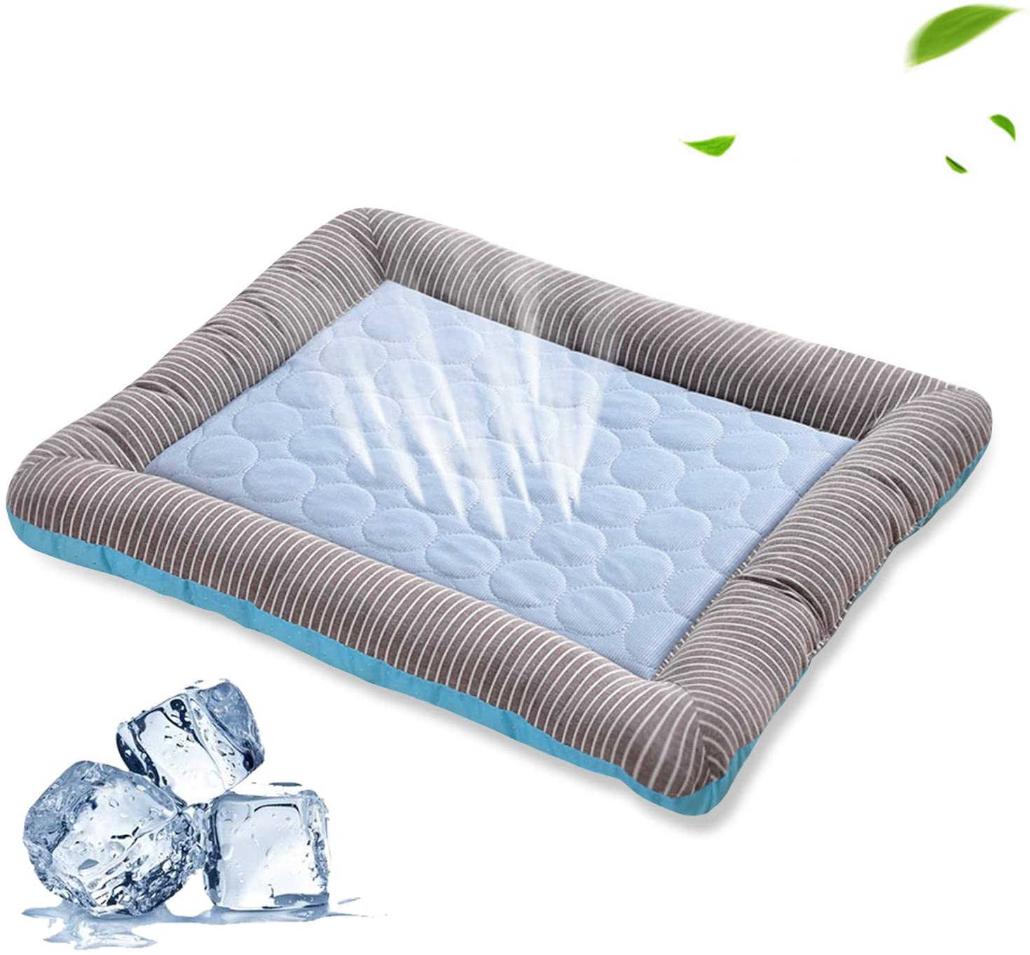 STORAZONE Pet Accessories Pet Cooling Pad Bed For Dogs Cats Puppy Kitten Cool Mat Pet Blanket Ice Silk Material Soft For Summer Sleeping Pink Blue Breathable