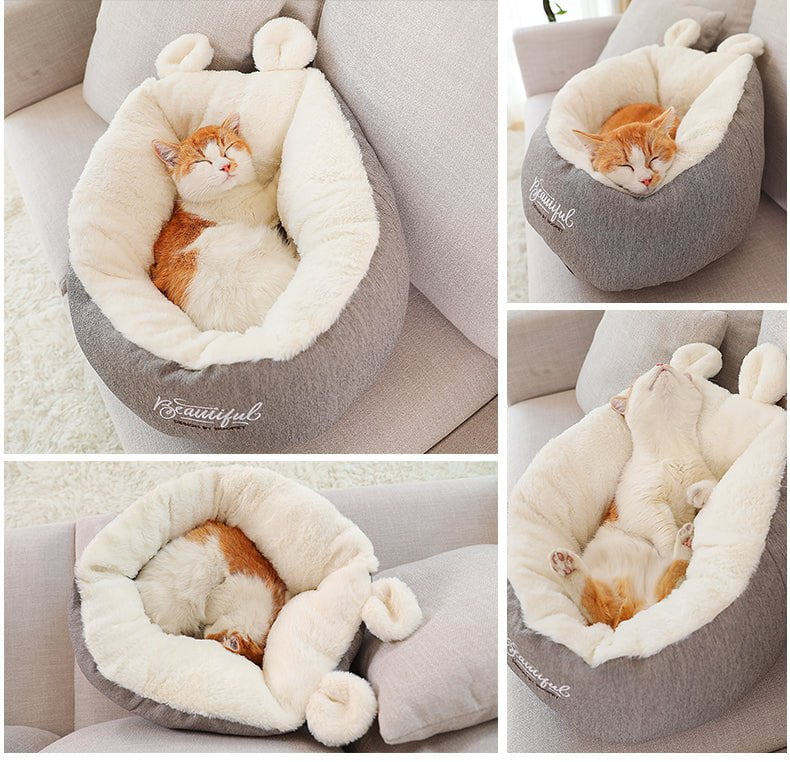 STORAZONE Pet Accessories Pet Dog Bed Warming Soft Sleeping Bag Cushion Puppy Kennel