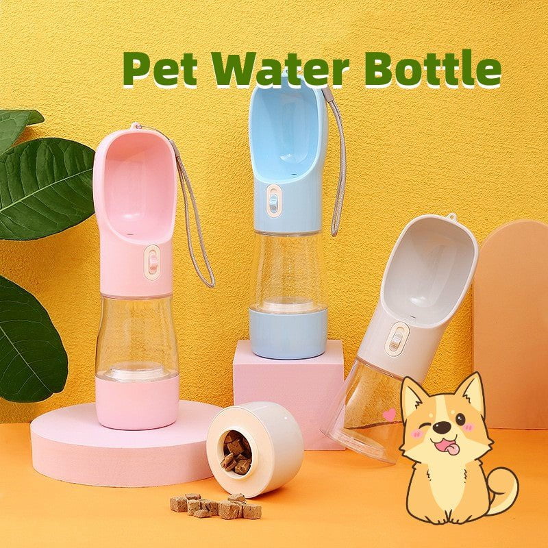 STORAZONE Pet Accessories Pet Dog Water Bottle Feeder Bowl Portable Water Food Bottle Pets Outdoor Travel Drinking Dog Bowls Water Bowl For Dogs