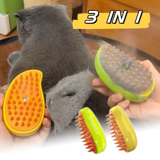 STORAZONE Pet Accessories Pet Electric Spray Massage Comb Steam Brush