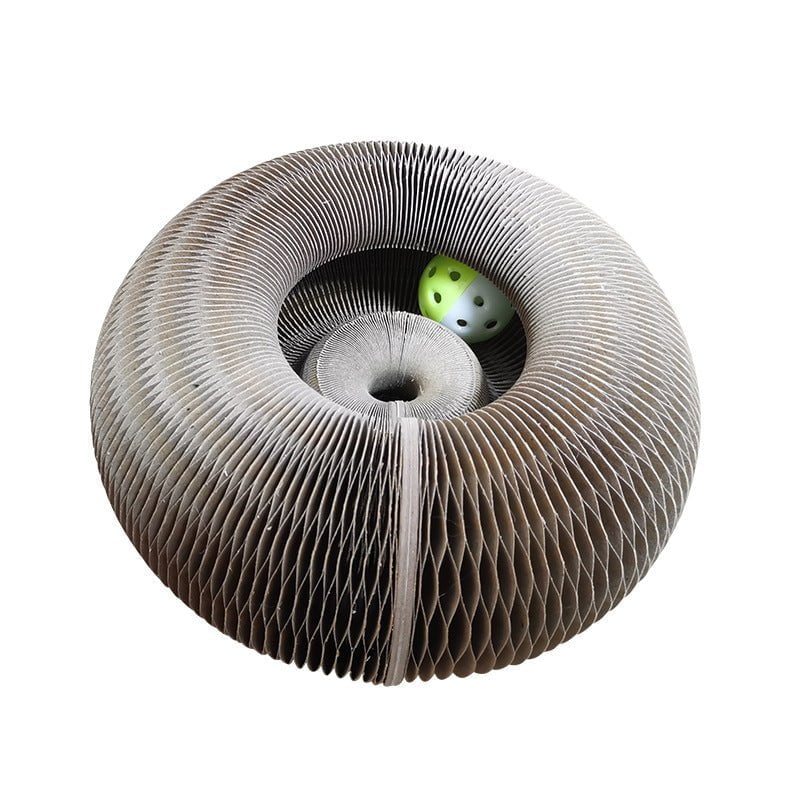 STORAZONE Pet Accessories Picture color / 24x24x10cm Magic Organ Cat Scratchers 2 In 1 Funny Shaped Cat Scratching Board Foldable Convenient Recyclable Durable Cat Scratcher