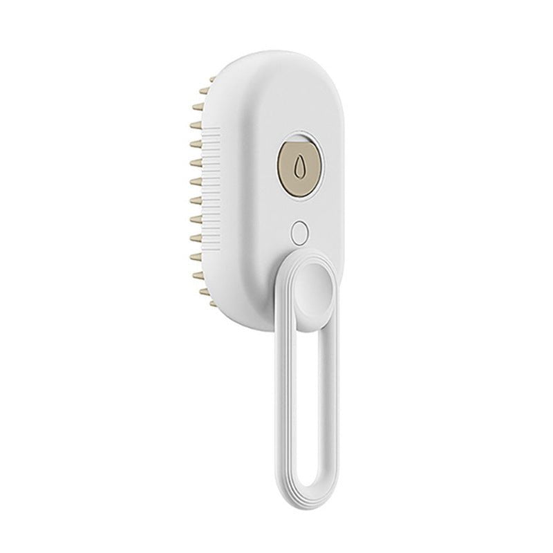 STORAZONE Pet Accessories Porcelain White / USB Cat Steam Brush Steamy Dog Brush 3 In 1 Electric Spray Cat Hair Brushes For Massage Pet Grooming Comb Hair Removal Combs Pet Products