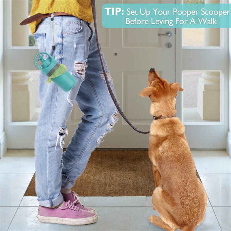 STORAZONE Pet Accessories Portable Lightweight Dog Pooper Scooper With Built-in Poop Bag Dispenser Eight-claw Shovel For Pet Toilet Picker Pet Products