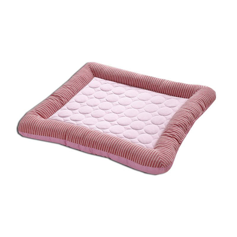 STORAZONE Pet Accessories Red / L Pet Cooling Pad Bed For Dogs Cats Puppy Kitten Cool Mat Pet Blanket Ice Silk Material Soft For Summer Sleeping Pink Blue Breathable