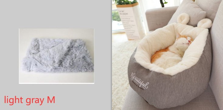 STORAZONE Pet Accessories Set / M Pet Dog Bed Warming Soft Sleeping Bag Cushion Puppy Kennel