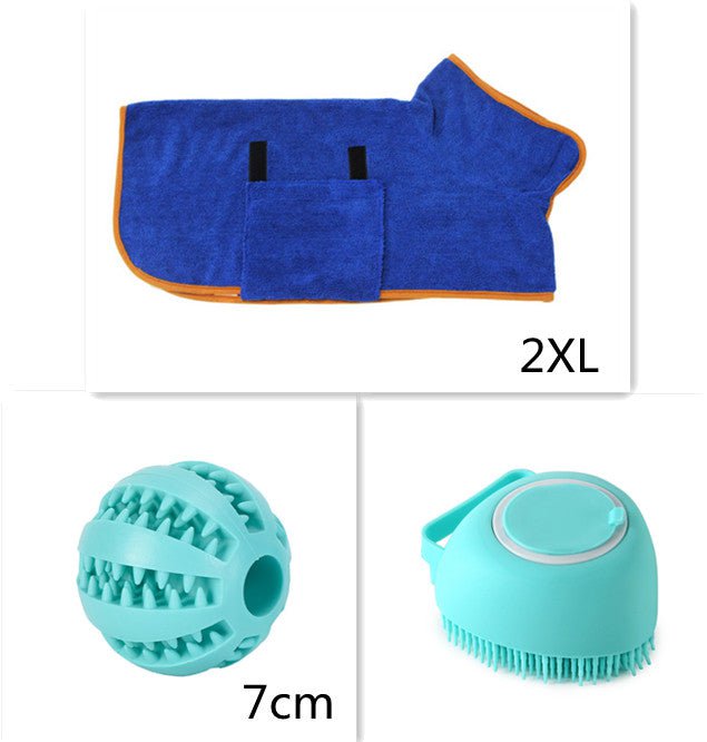 STORAZONE Pet Accessories Set1 / Heartshaped Silicone Dog Bath Massage Gloves Brush Pet Cat Bathroom Cleaning Tool Comb Brush For Dog Can Pour Shampoo Dog Grooming Supplies