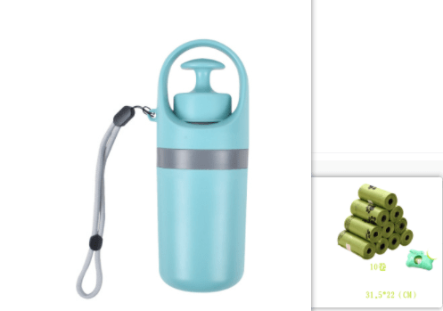 STORAZONE Pet Accessories Suit2 Portable Lightweight Dog Pooper Scooper With Built-in Poop Bag Dispenser Eight-claw Shovel For Pet Toilet Picker Pet Products