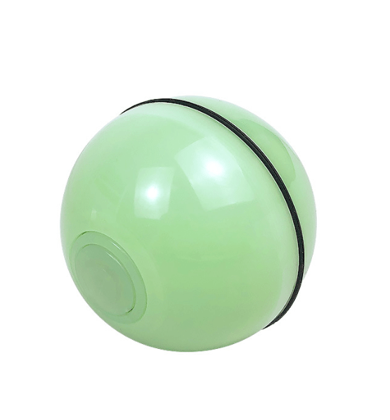 STORAZONE Pet Accessories USB Green LED Laser Electronic Rolling Pet Funny Cat Toy Ball