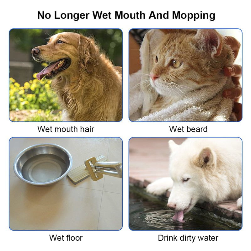 STORAZONE Pet care 1.5L Cat Dog Water Bowl Carried Floating Bowl Anti-Overflow Slow Water Feeder Dispenser Pet Fountain ABS&PP Dog Supplies