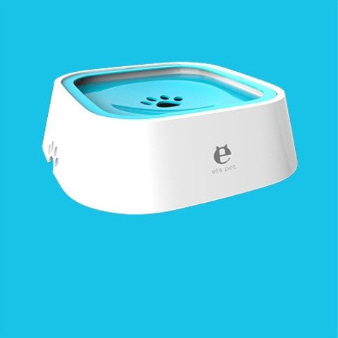 STORAZONE Pet care Blue 1.5L Cat Dog Water Bowl Carried Floating Bowl Anti-Overflow Slow Water Feeder Dispenser Pet Fountain ABS&PP Dog Supplies