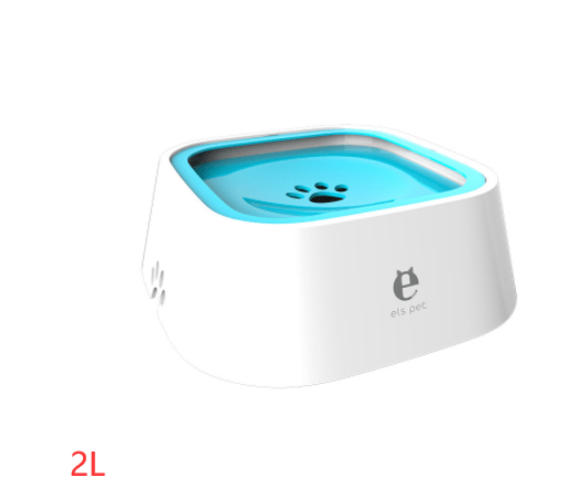 STORAZONE Pet care Blue 2L 1.5L Cat Dog Water Bowl Carried Floating Bowl Anti-Overflow Slow Water Feeder Dispenser Pet Fountain ABS&PP Dog Supplies