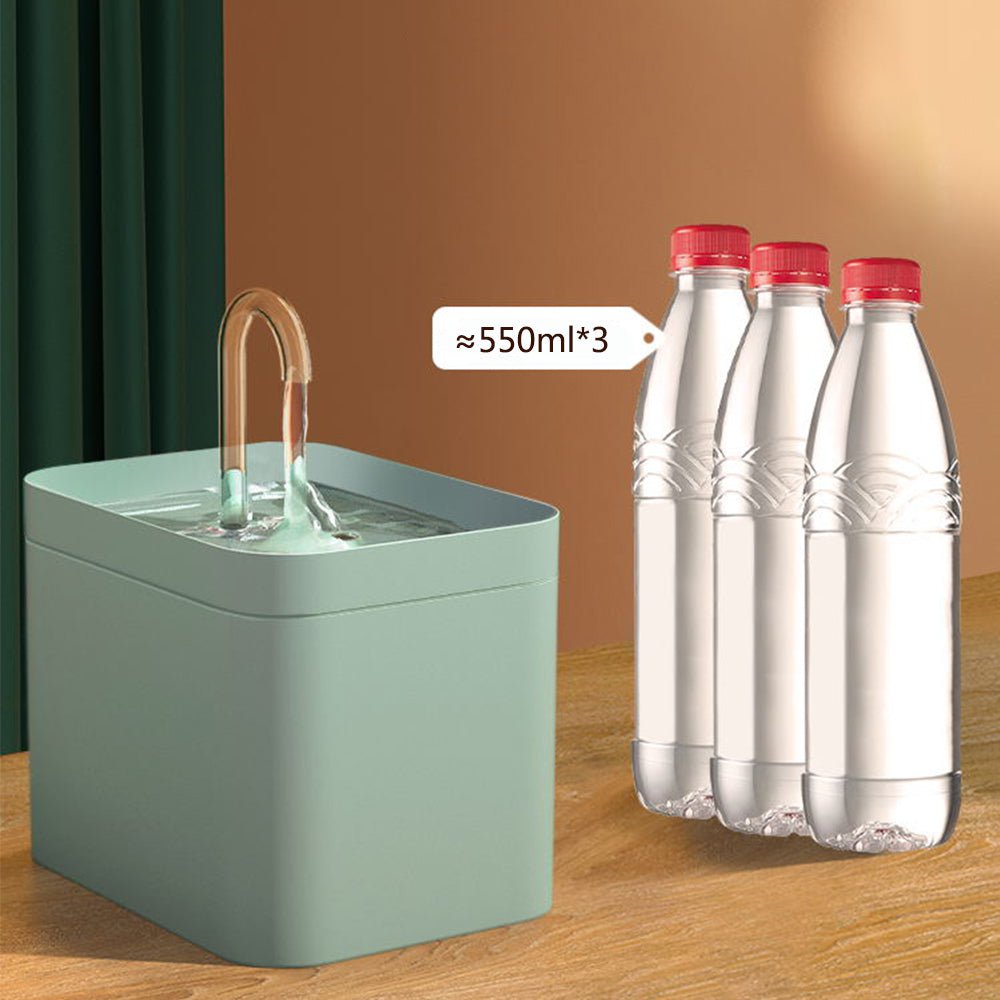 STORAZONE Pets Automatic Cat Water Fountain Auto Filter USB Electric Mute Cat Drinker Bowl 1.5L Recirculate Filtring Drinker For Cats Pet Water Dispenser